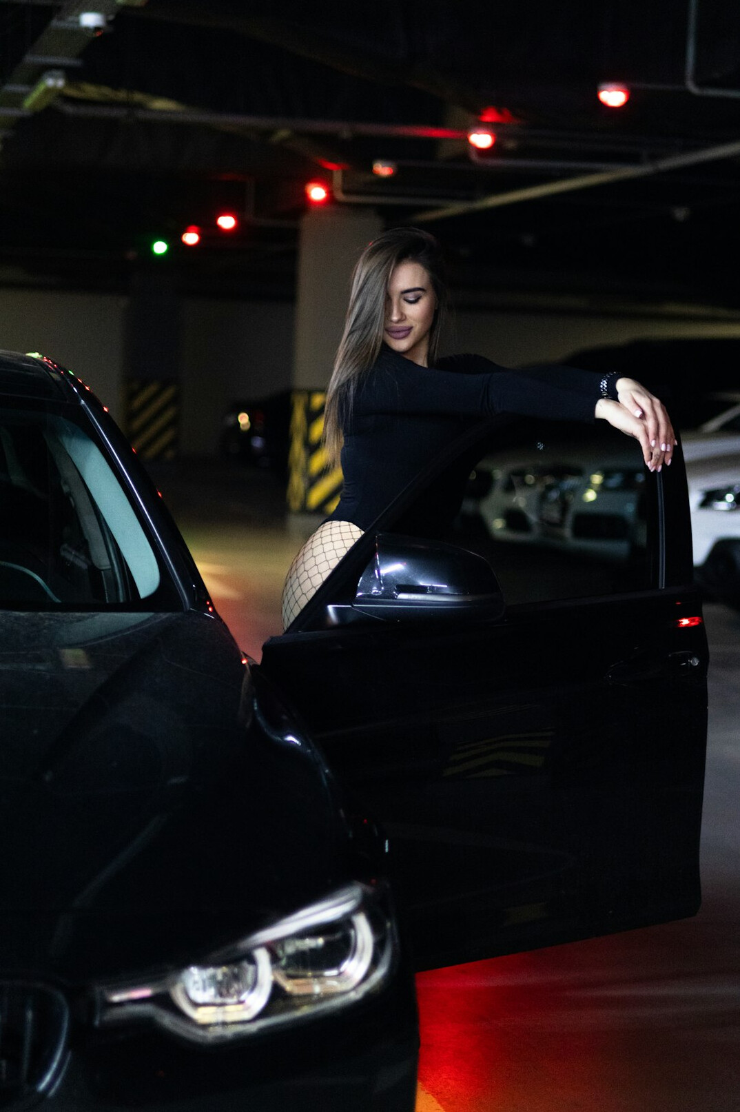 person choosing car