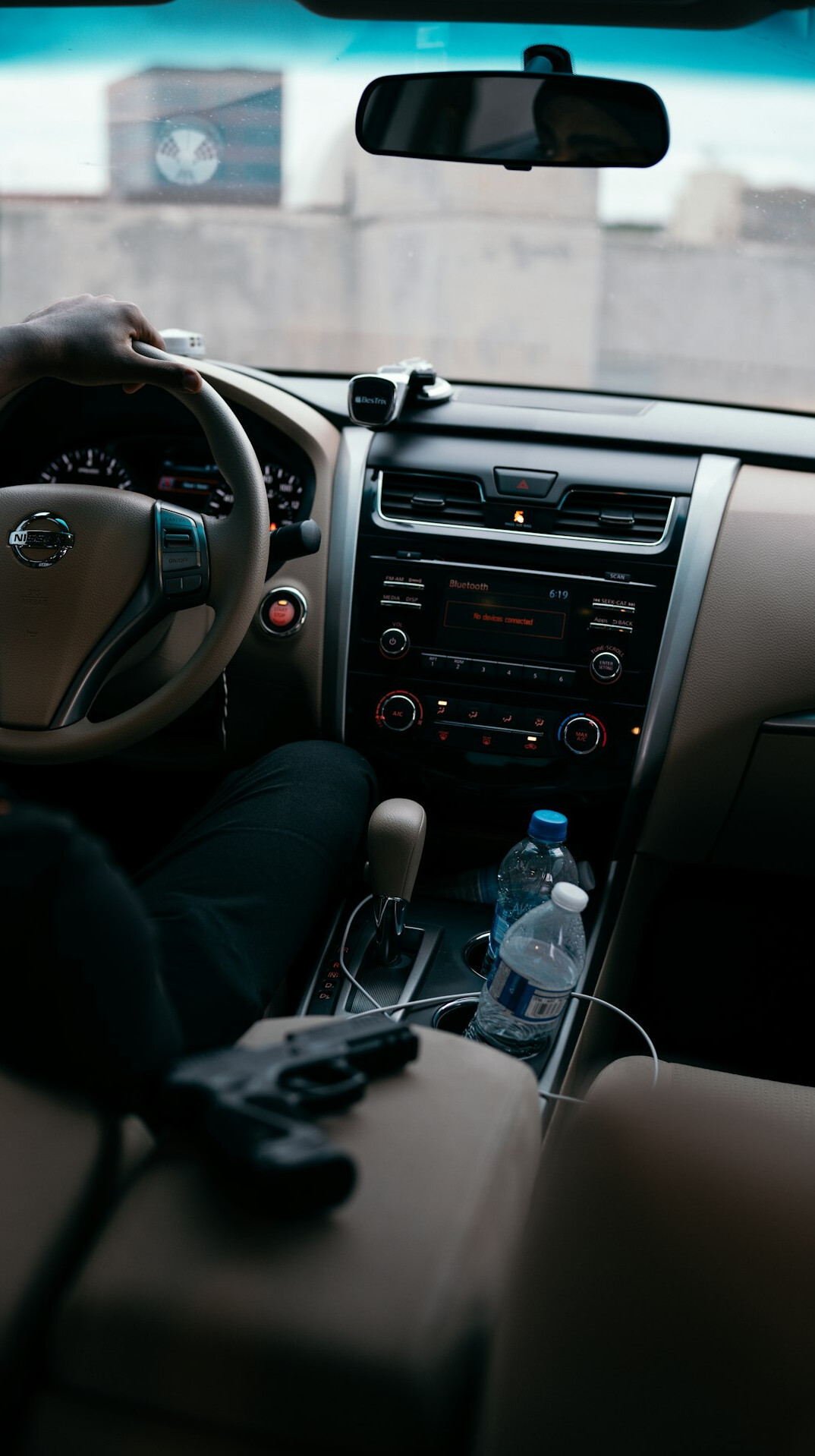 autonomous driving car interior